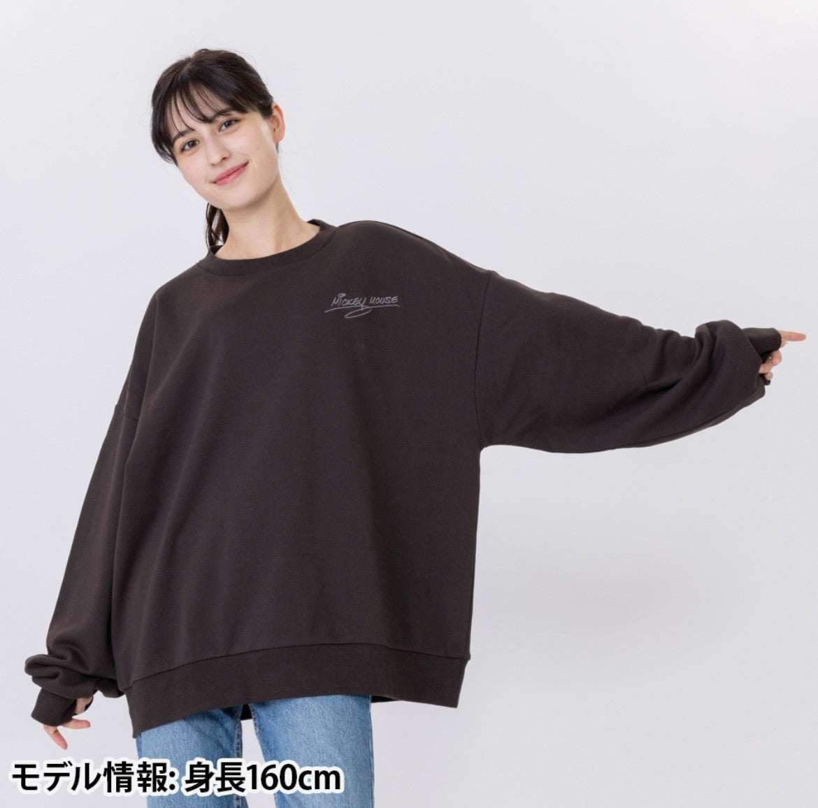 Japan Tokyo Disney Resort Mickey Mouse Sweatshirt Long sleeve 2025