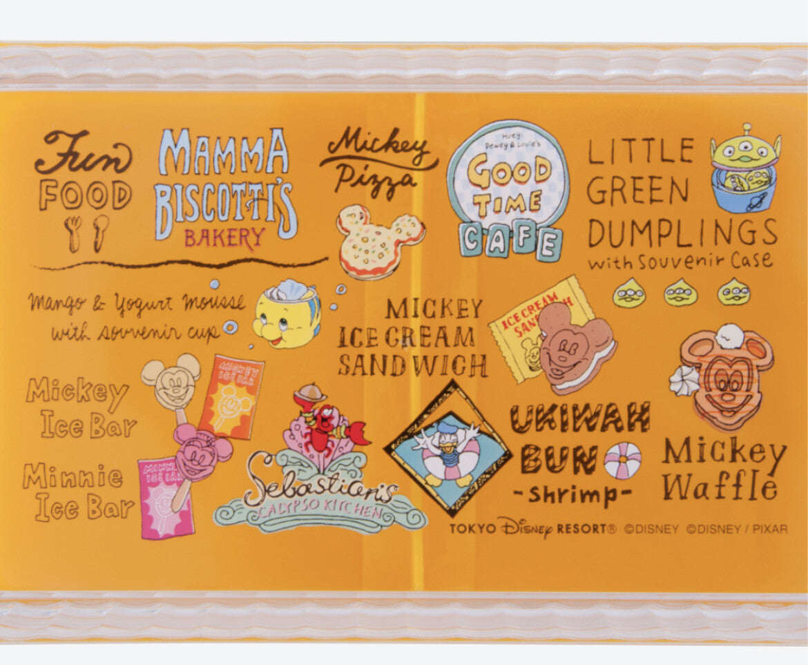 Japan Tokyo Disney Resort Park food pattern lunch box Mickey Minnie 2021