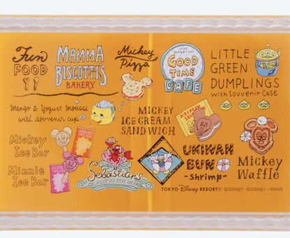 Japan Tokyo Disney Resort Park food pattern lunch box Mickey Minnie 2021