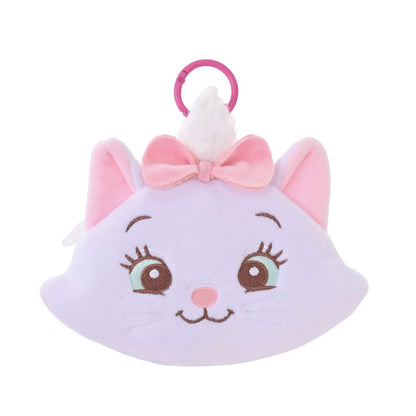 Japan Tokyo Disney Store Aristocats Marie Pouch with Loop and Carabiner Face