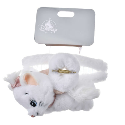 Japan Tokyo Disney Store Aristocats Marie Hair Clip Huggable Plush Toy Style