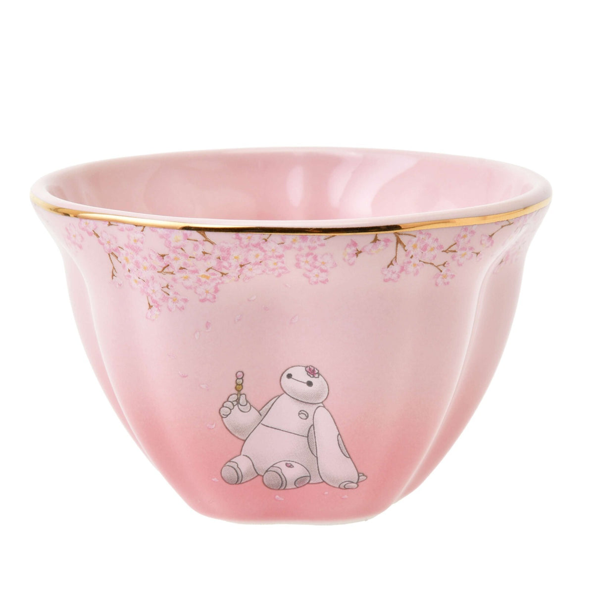 '+Japan Tokyo Disney Store Baymax Cup Saucer Set SAKURA Pink 2025