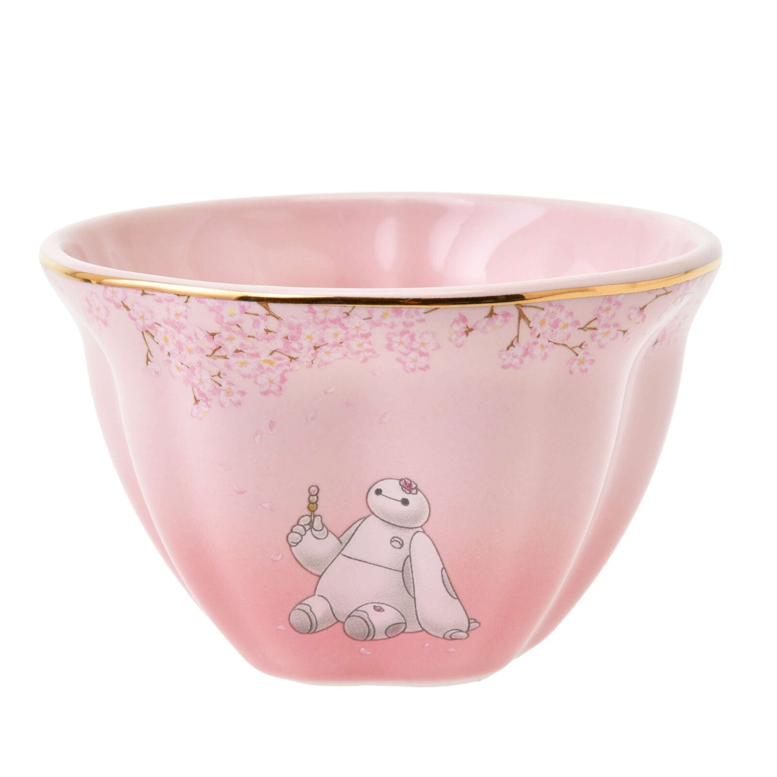'+Japan Tokyo Disney Store Baymax Cup Saucer Set SAKURA Pink 2025