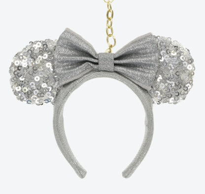 Japan Tokyo Disney Resort mickey Minnie Sequin Headband Ears nuiMOs Keychain　　　