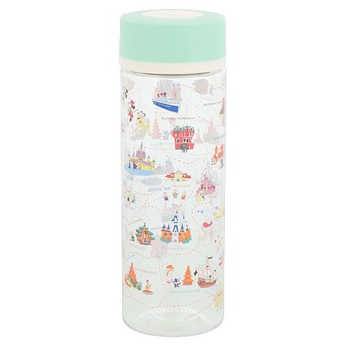 Japan Tokyo Disney Resort Drink Bottle Park Map Design