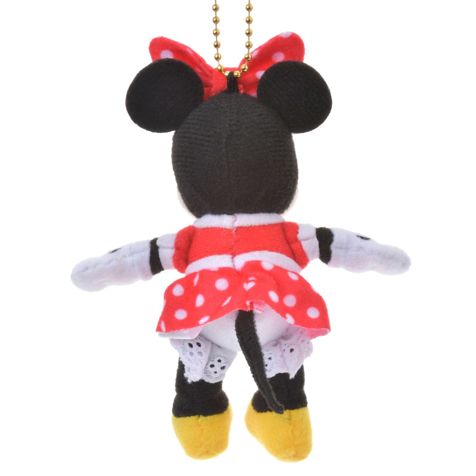 Japan Tokyo Disney Store Minnie Mouse Plush Toy Keychain Mini JAPAN STYLE