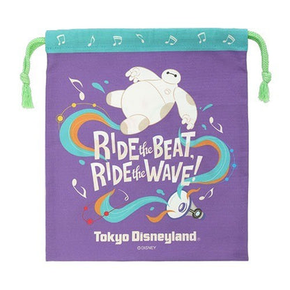 Japan Tokyo Disney Resort Baymax Drawstring Bag