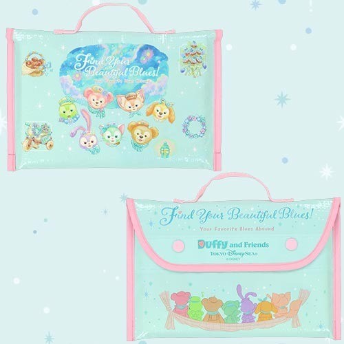 Japan Tokyo Disney Resort Find Your Beautiful Blue Leisure Sheet Picnic Duffy