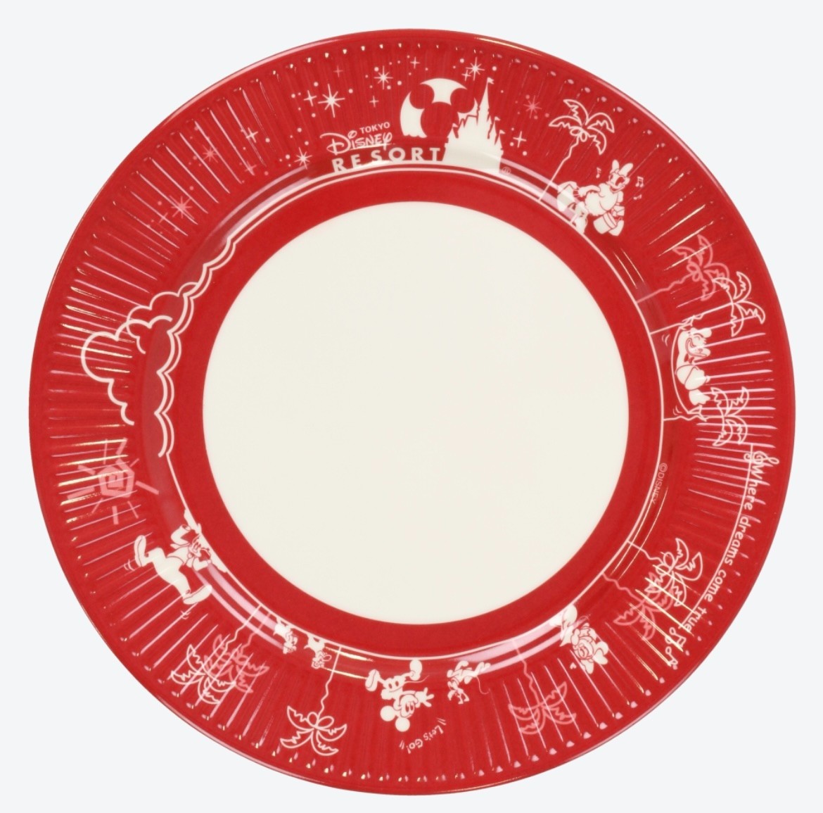 Japan Tokyo Disney Resort Plate Tableware Dish Mickey and Friends Limited 2025