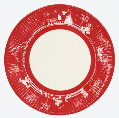 Japan Tokyo Disney Resort Plate Tableware Dish Mickey and Friends Limited 2025