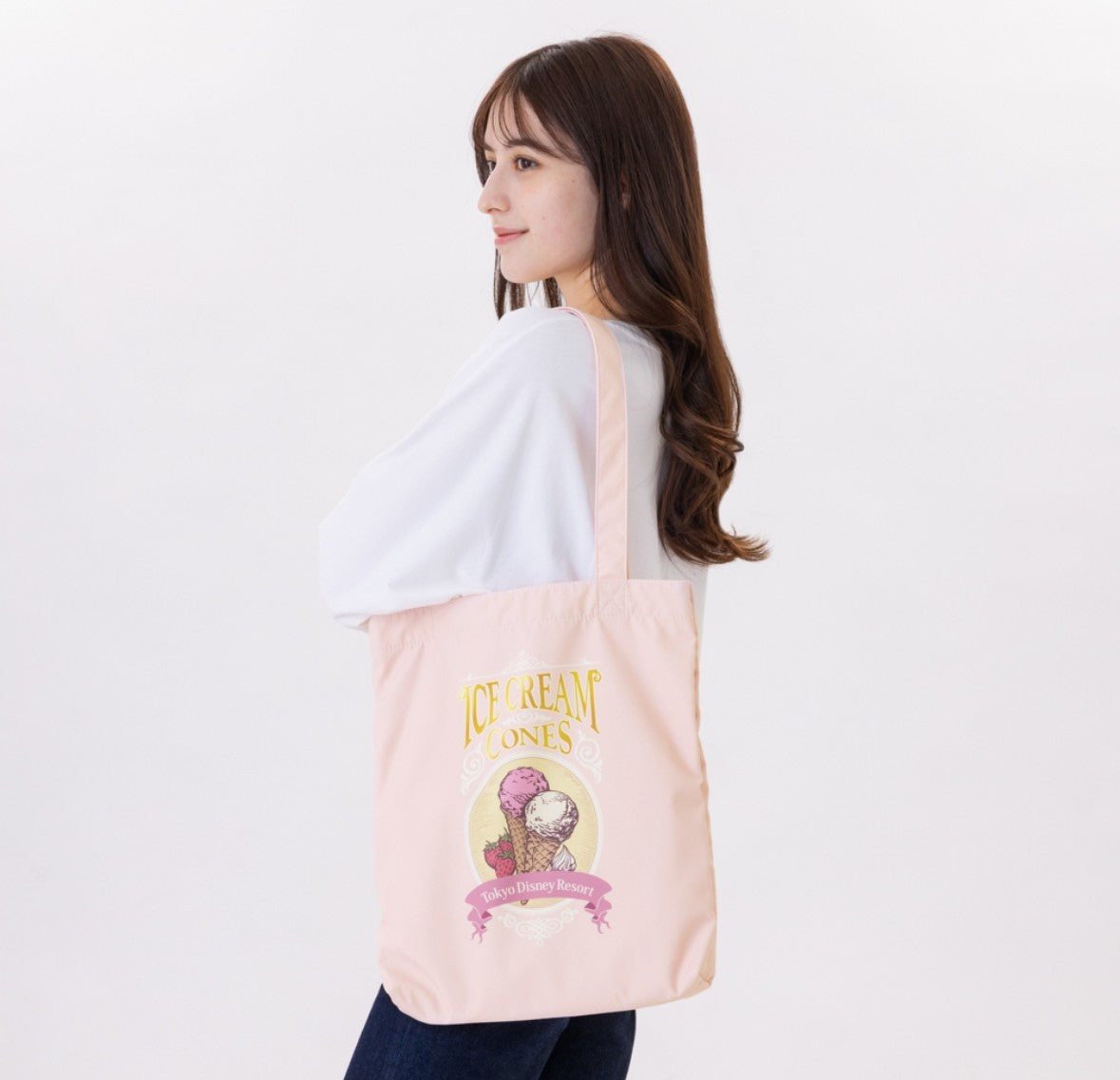 Japan Tokyo Disney Resort Ice cream cone Tote Bag limited
