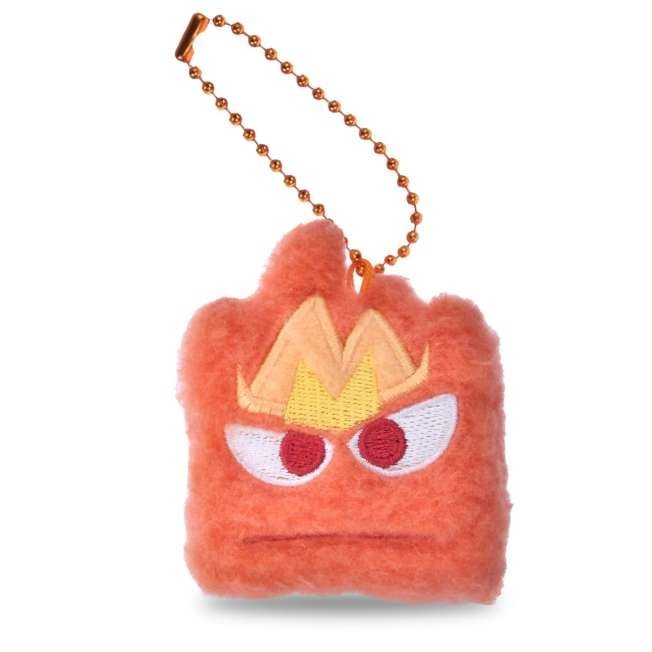 Japan Tokyo Disney Store Anger Plush Toy Keychain Face Inside Out