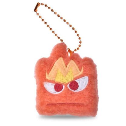 Japan Tokyo Disney Store Anger Plush Toy Keychain Face Inside Out