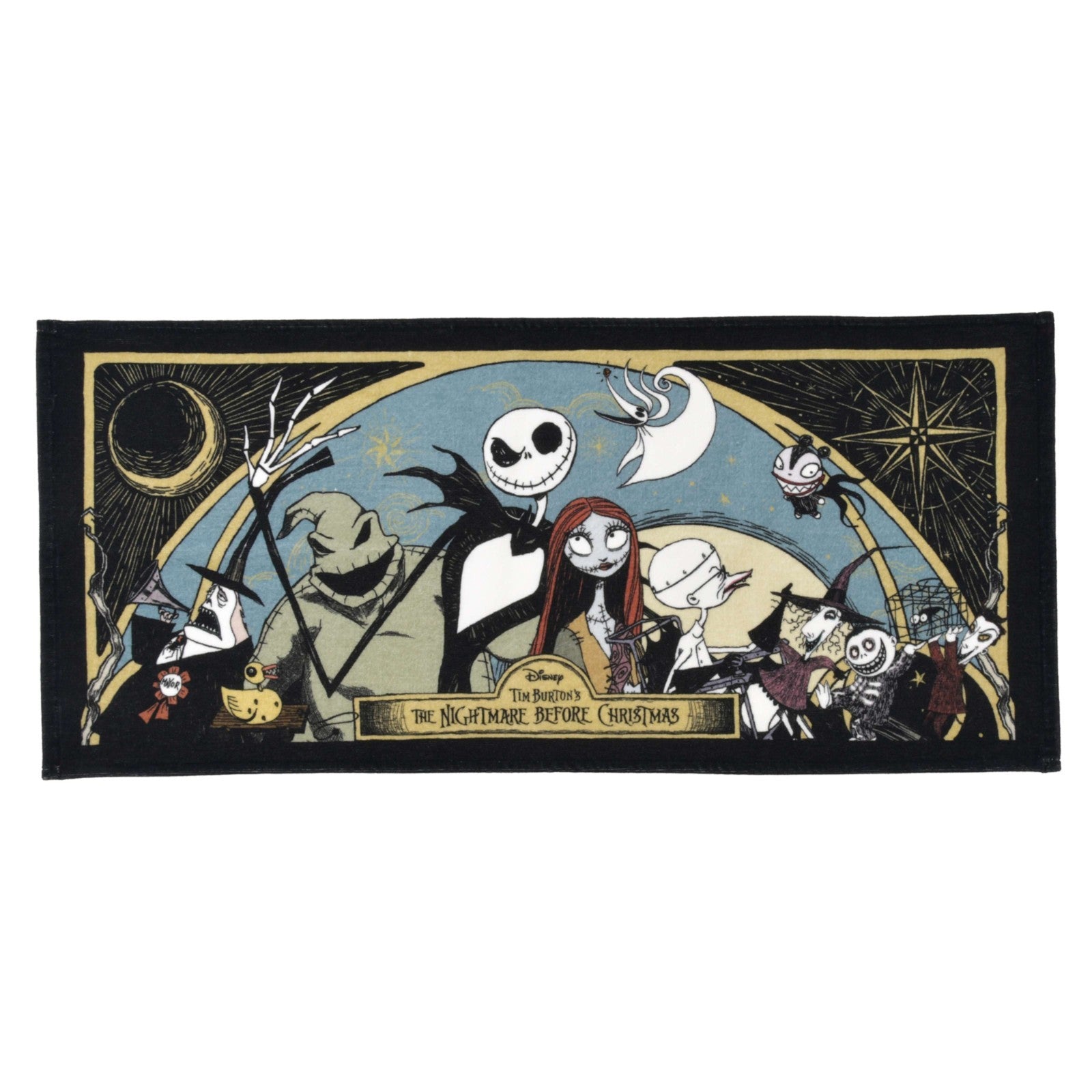 Japan Tokyo Disney Store Face Towel Tim Burton's Nightmare Before Christmas