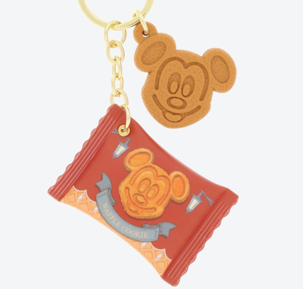 Japan Tokyo Disney Resort Mickey Waffle Company Keychain Set