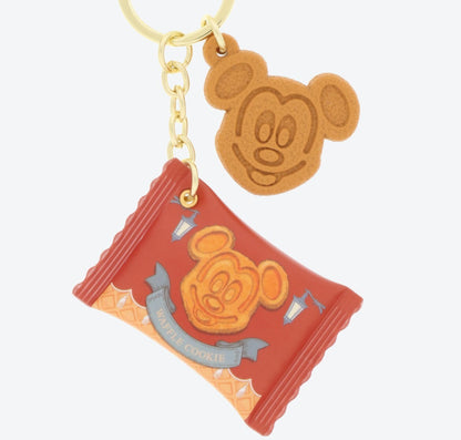 Japan Tokyo Disney Resort Mickey Waffle Company Keychain Set