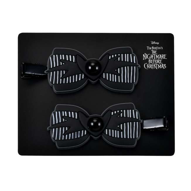 Japan Tokyo Disney Store Jack Pearl Hair Clip Set Nightmare Before Christmas