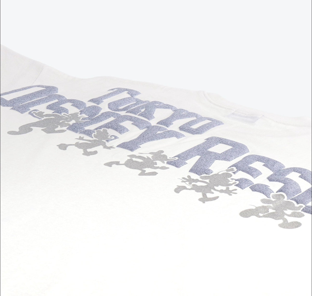 Japan Tokyo Disney Resort T-shirt Oversized Fit Unisex One Size White