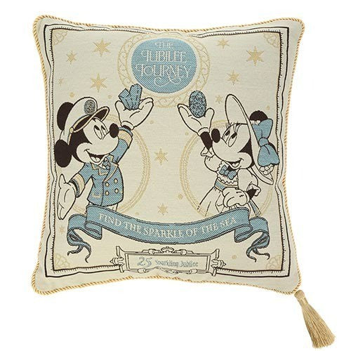 Japan Tokyo Disney Resort Mickey Minnie Cushion Sea 25th