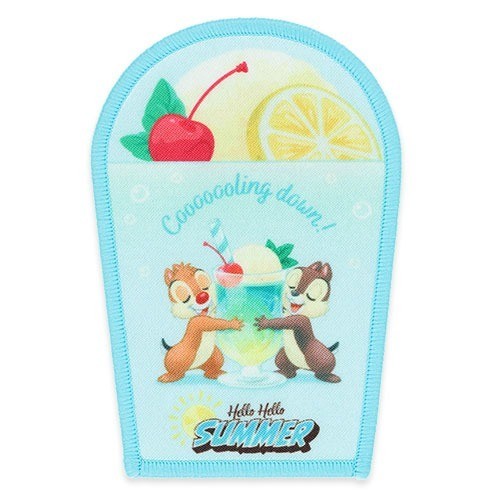 Japan Tokyo Disney Resort Chip and Dale Patch Accessory Hello Summer