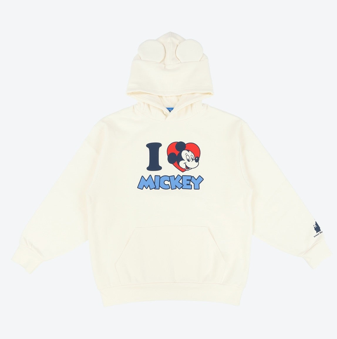 Japan Tokyo Disney Resort Mickey Mouse Hoodie Long sleeve White 2025