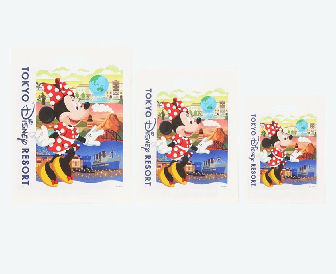 Japan Tokyo Disney Resort Shopping Bag Gift Bag　Mickey Minnie