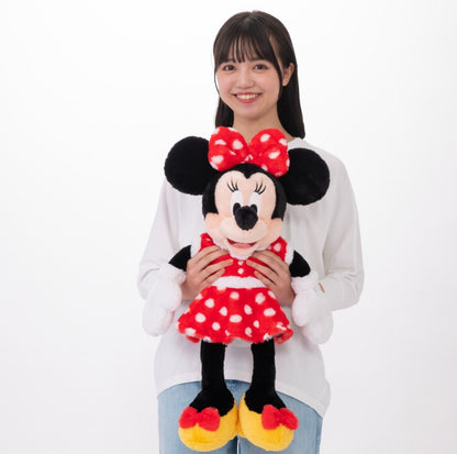 Japan Tokyo Disney Resort Plush Toy Fluffy Plushy Minnie Mouse