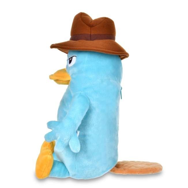 Japan Tokyo Disney Store Perry & Agent P Reversible Plush Toy Phineas and Ferb