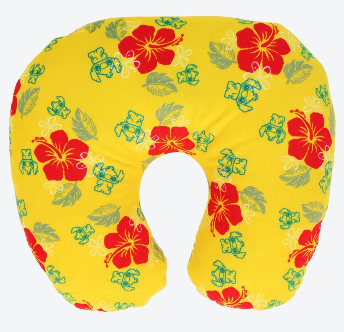 Japan Tokyo Disney Resort Lilo & Stitch Neck Pillow Cushion Plush Toy 2025