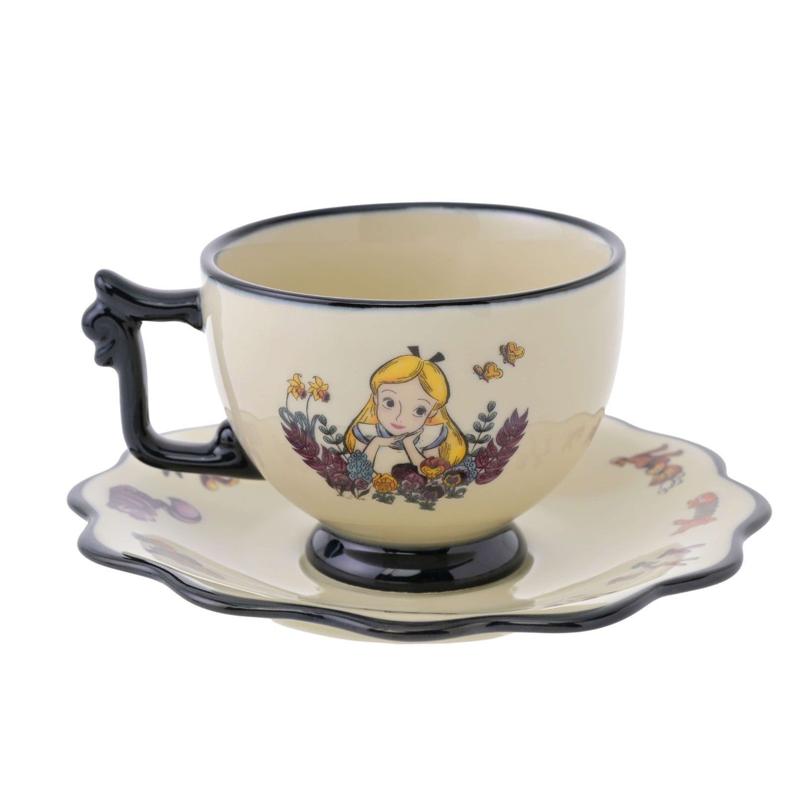 '+Japan Tokyo Disney Store Teacup ALICE IN WONDERLAND 75TH ANNIVERSARY