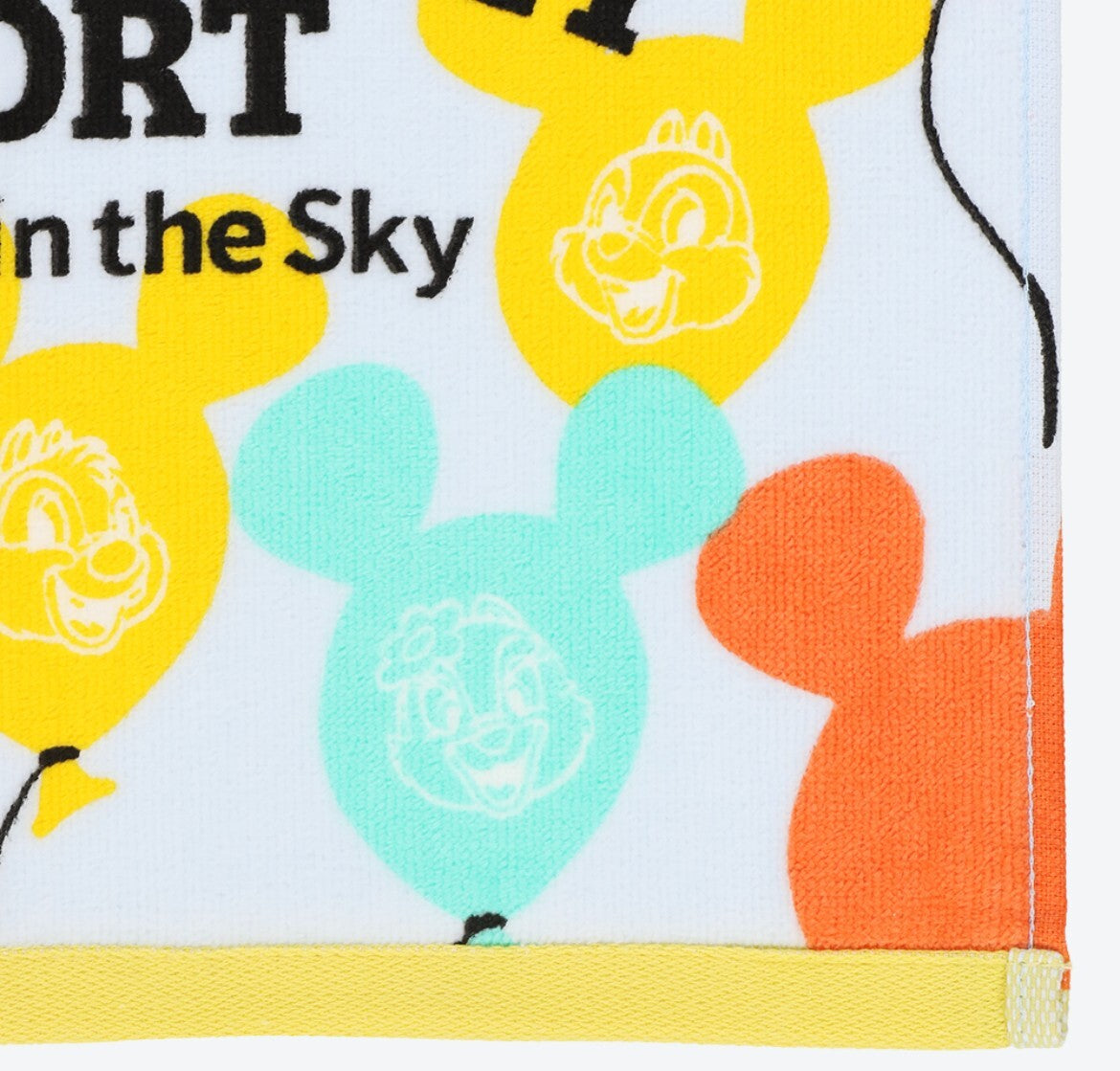 Japan Tokyo Disney Resort Mickey Balloon Face Towel 2023