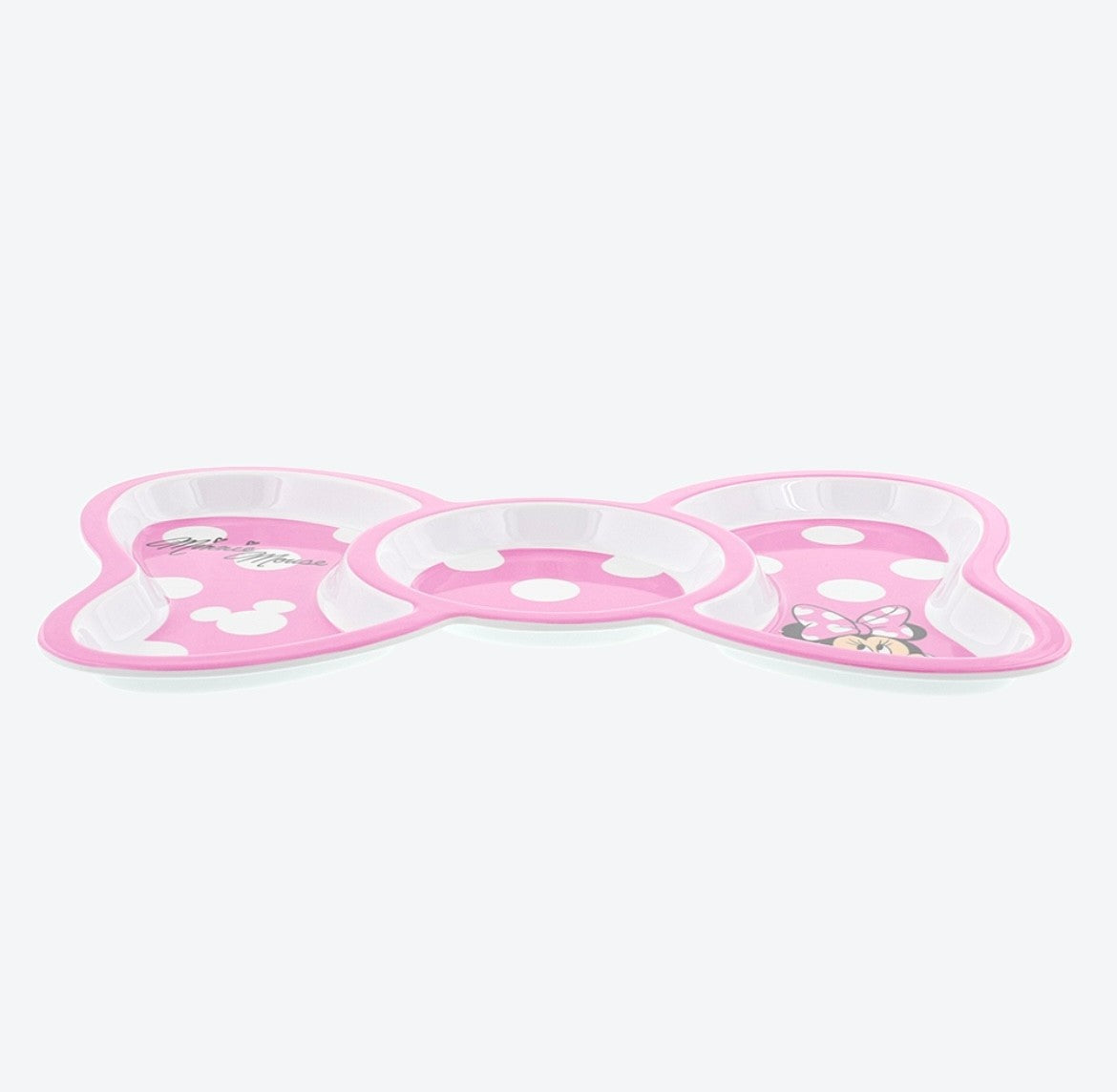 Japan Tokyo Disney Resort Minnie Mouse Tableware Plate Pink Ribbon 2025 Limited