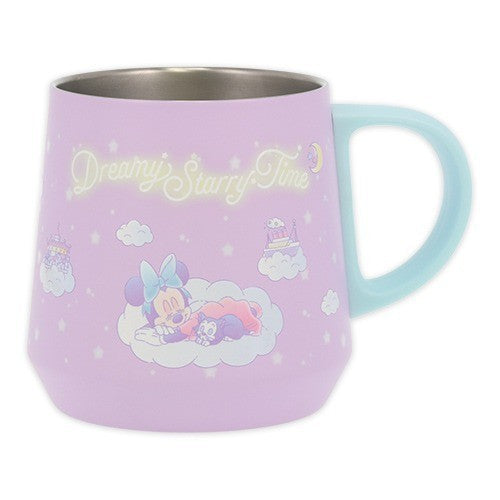 Japan Tokyo Disney Resort Minnie Figaro Purple Stainless Steel Mug