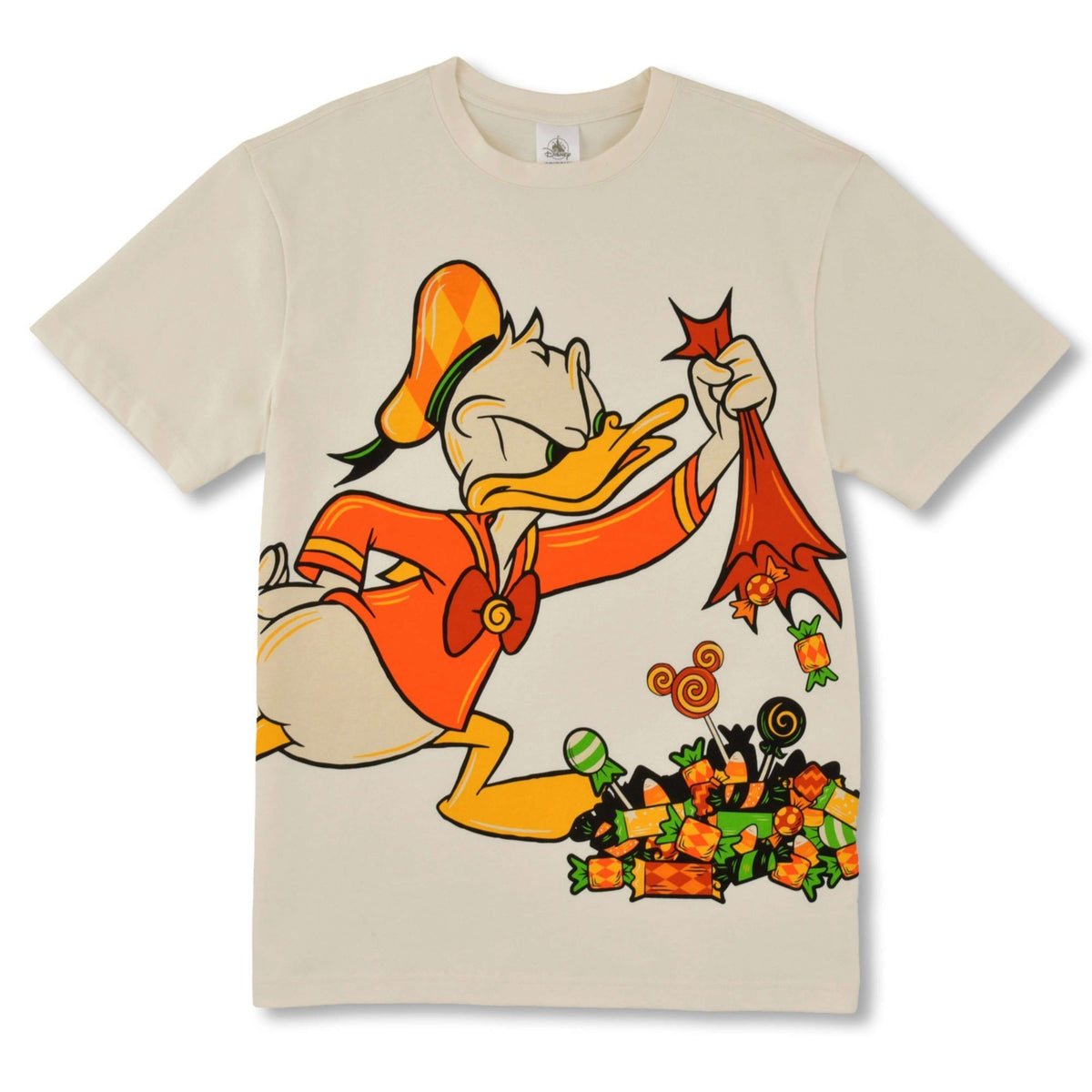 Japan Tokyo Disney Store Donald Duck Short-Sleeve T-Shirt White Halloween 2026