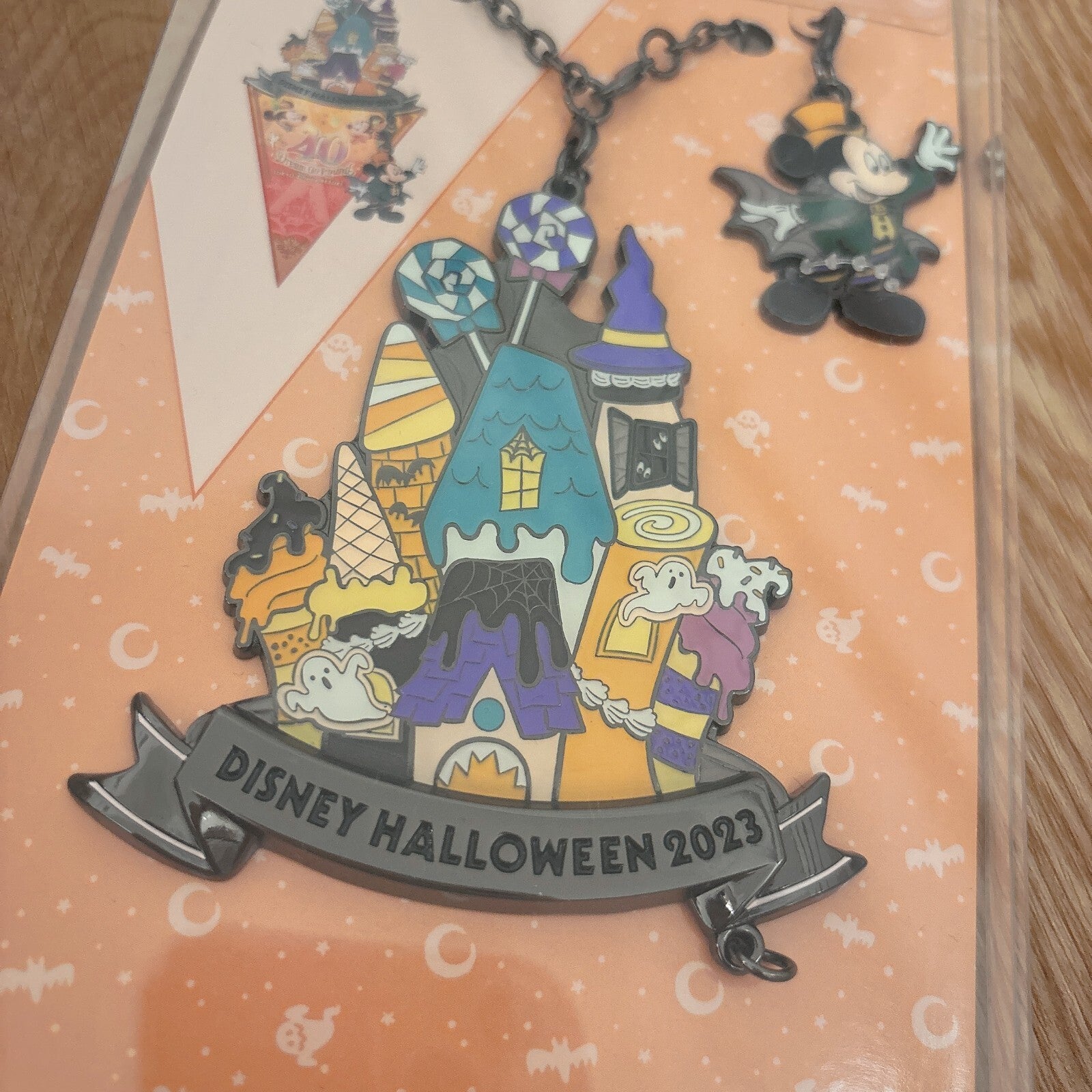 Japan Tokyo Disney Resort Cinderella Castle Mickey Bag Keychain Halloween Party