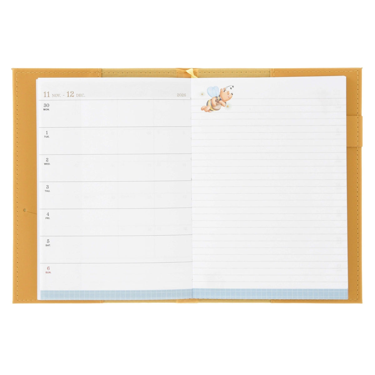 Japan Tokyo Disney Store Winnie the Pooh B6 Planner Schedule Book Diary 2027
