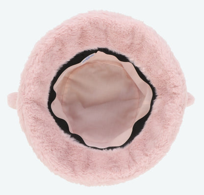 Japan Tokyo Disney Resort Ears Mickey limited Fluffy Winter Cap Hat Pink