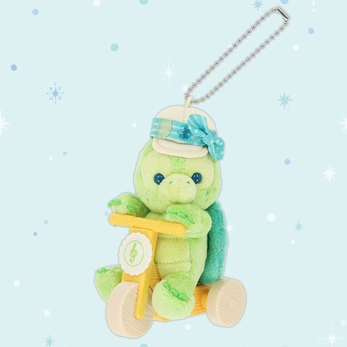 KeychaJapan Tokyo Disney Resort Duffy Beautiful Blue Plush Keychain Olu Mel