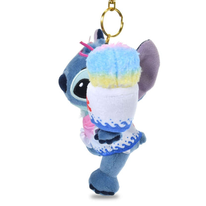 Japan Tokyo Disney Store Stitch Plush Toy Keychain MATSURI STYLE