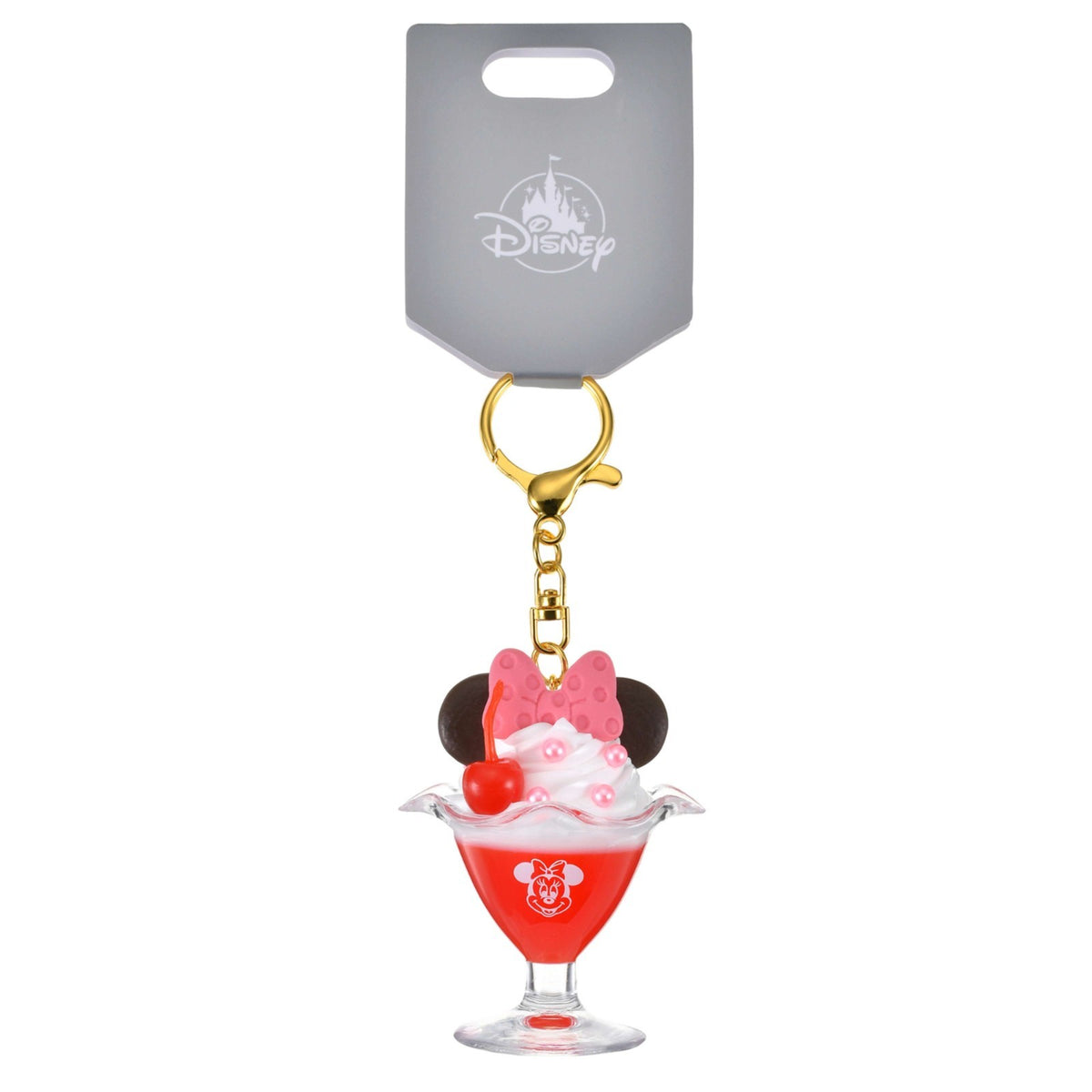 Japan Tokyo Disney Store Minnie Mouse Keychain Parfait Key chain Fes
