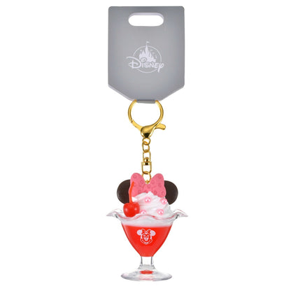 Japan Tokyo Disney Store Minnie Mouse Keychain Parfait Key chain Fes