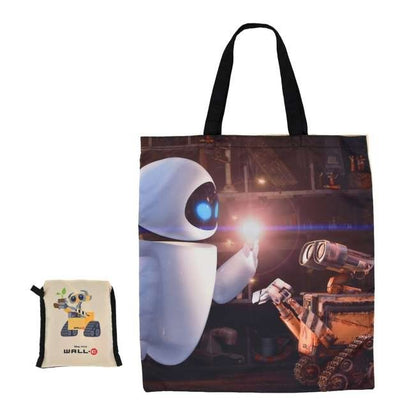 Japan Tokyo Disney Store WALL-E & Eve Shopping Eco Bag Moment
