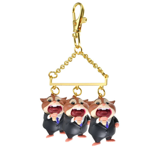 Japan Tokyo Disney Store Lemming Businessman Keychain ZOOTOPIA