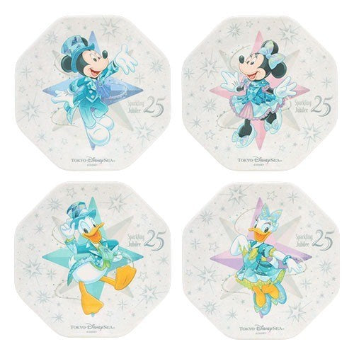 Japan Tokyo Disney Resort Sea 25th Sparkling Jubilee Plate Set
