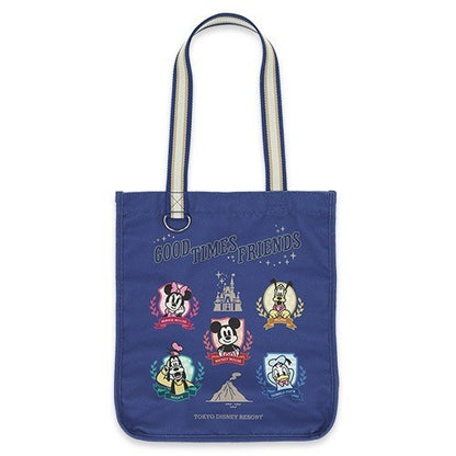 Japan Tokyo Disney Resort GOOD TIMES FRIENDS Mickey Mouse Tote Bag