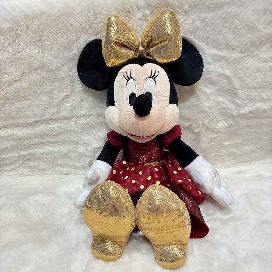 '+ Japan Tokyo Disney Store Minnie Plush Toy Tokyo Disney Resort 25th Anniversary