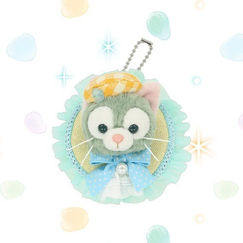 Japan Tokyo Disney Resort Duffy 2026 Beautiful Blue Gelatoni Clip Keychain