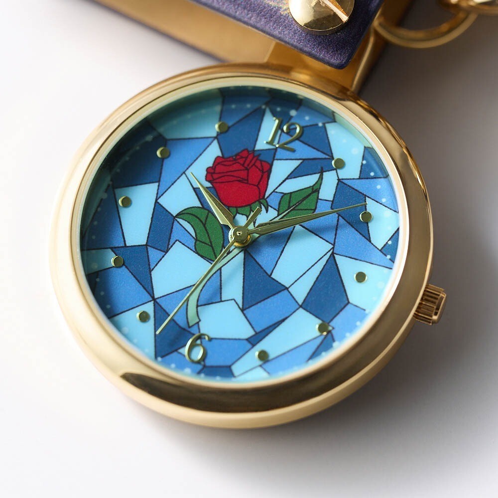 Japan Disney Fantasy Shop Bellemaison Beauty and the Beast Storybook Hang Watch