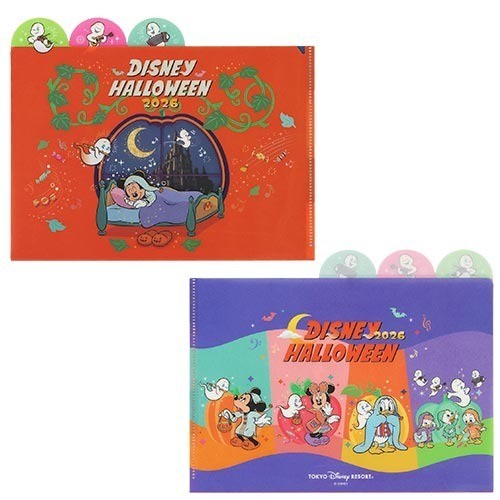Japan Tokyo Disney Resort Mickey Clear Folder Set Halloween 2026