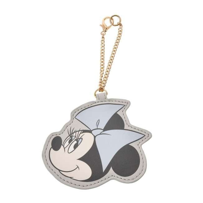 Japan Tokyo Disney Store Minnie JILL JILLSTUART Tote Bag Bag Charm Jeweled Frill